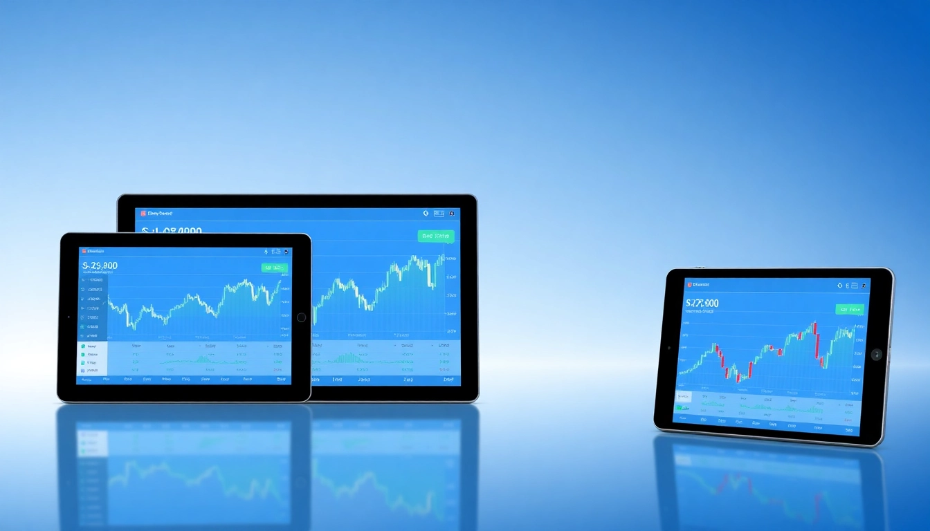 AICoin platform showcasing real-time crypto market charts on various devices, emphasizing security and data visualization for traders.