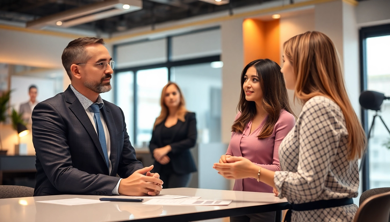 Makler Grevenbroich advises clients on successful property sales in a modern, professional setting.