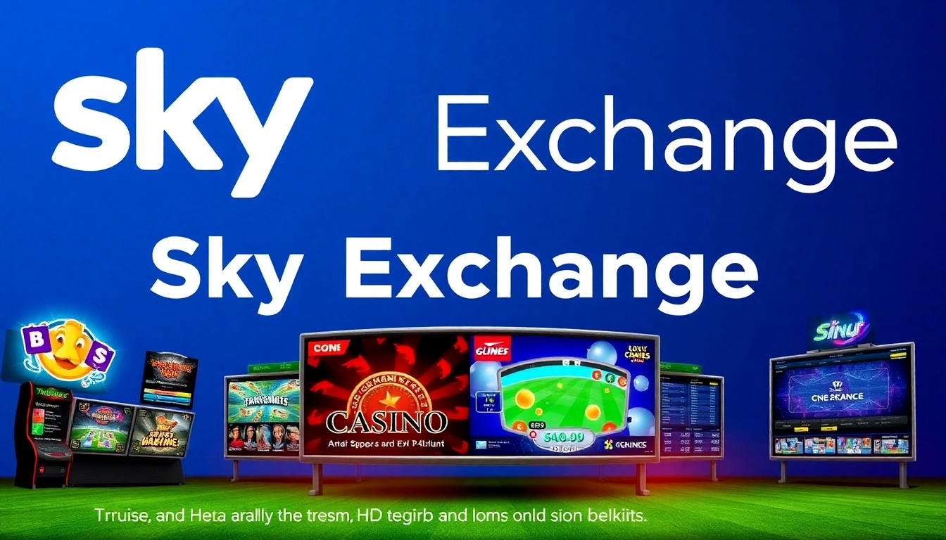 Sky Exchange online betting platform featuring live casino games and sports bets, engaging and user-friendly for players seeking trusted gaming experiences.