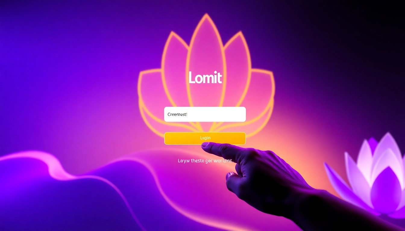Secure Lotus365 Login page with user entering credentials on a sleek interface highlighting trust and security in online betting.