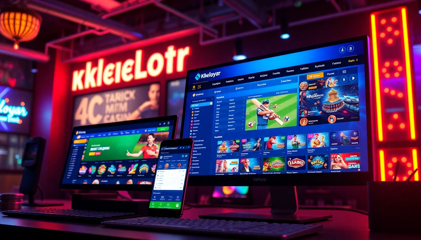 Kheloyaar online betting platform promoting sports betting and casino games for Indian players