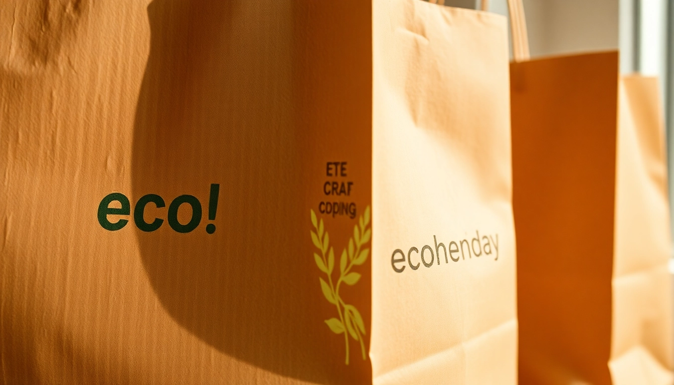 High-quality torba papierowa with eco-friendly branding, showing durability and natural texture